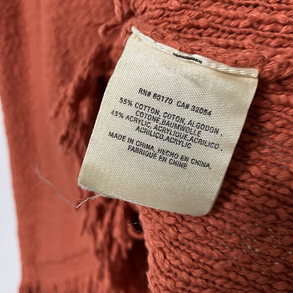 Anthropologie Akemi + Kin Fringe Tank Womens XS Knit Boho Minimalist - Picture 3 of 7